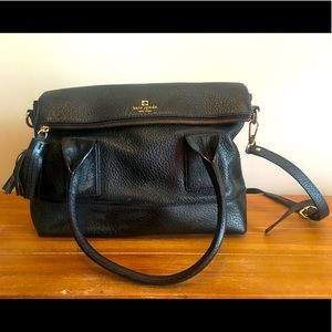 Kate Spade black fold over purse